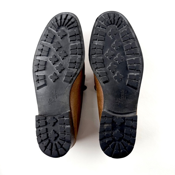 Allen Edmonds Fiesole Brown Slip On Loafers 8.5 D Includes pair of AE Shoe Bags - Picture 14 of 16